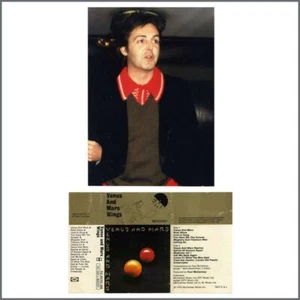 Paul McCartney 1978 Autographed Venus And Mars Cassette Inlay (UK) - Foto 1 di 1