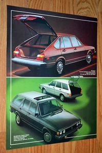 1980 VW DASHER / WAGON ORIGINAL DEALER ADVERTISEMENT PRINT AD 80 VOLKSWAGEN - Picture 1 of 1