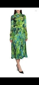 Women’s Green Floral Shirt Only Sz L- 10/12 - Picture 1 of 6