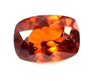 8,70 ct natürlicher roter orangefarbener Hessonit Granat zertifiziert AAA loser Edelstein - Bild 1 von 6