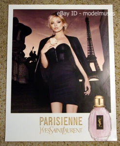YVES SAINT LAURENT Women's Fragrance POSTER Kate Moss - 22" x 28" GUC - Picture 1 of 1