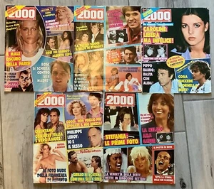 Lotto 5 riviste Novella 2000 anni 80 Melato Bertè Rettore Celentano Grillo Baudo - Foto 1 di 1