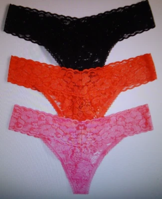 INC INTERNATIONAL CONCEPTS INTIMATES 3-PACK THONG PANTIES SIZE LARGE NEW W/TAGS - Image 1 of 4