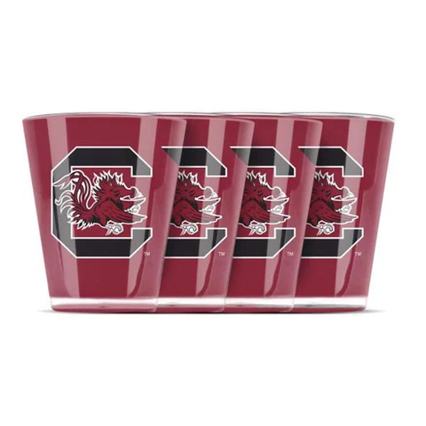 South Carolina Gamecocks Shot Glass - 4 Pack Cover