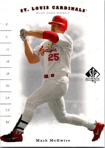 2001SP Authentic#51Mark McGwireSt. Louis Cardinals - Picture 1 of 2