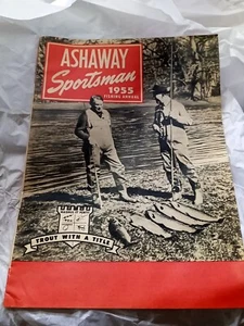 ASHAWAY Sportsman Fishing Annual 1955 Ashaway Line & Spago, RI, Catalogo Prodotti - Foto 1 di 4