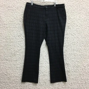 KUT From The Kloth Pants 16W Womens Plus Black Mid Rise Bootcut Stretch Modern - Picture 1 of 13