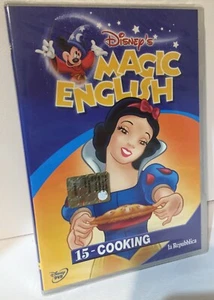 Magic English Cooking DVD 15 Nuovo Educativo Disney Biancaneve Edit. Come Foto - Foto 1 di 4
