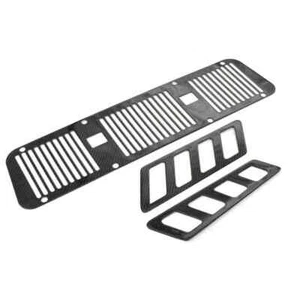 air vents trim carbon hood fender vents 3 pcs set for Benz g class w463 - Picture 1 of 10