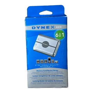 Dynex DX-CR6N1 6-in-1 Memory Card Reader / Writer TESTED - Picture 1 of 3