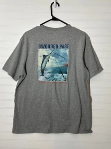 Camiseta Tommy Bahama Para Hombre M Espadada Pasado Gráfico Camiseta Algodón - Imagen 1 de 7