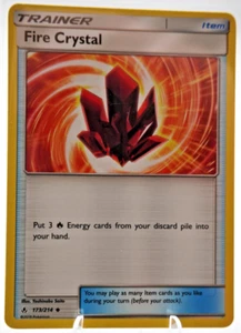 Pokemon TCG SM Unbroken Bonds 173/214 Fire Crystal Trainer Card - Picture 1 of 2