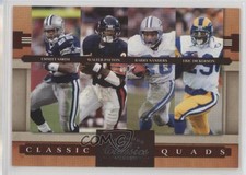 2008 Donruss Classics Classic Quads Walter Payton Barry Sanders Emmitt Smith HOF