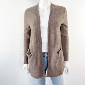 Cardigan Madewell marrone alpaca taglia XS con tasche casual boho preppy accogliente morbido - Foto 1 di 7