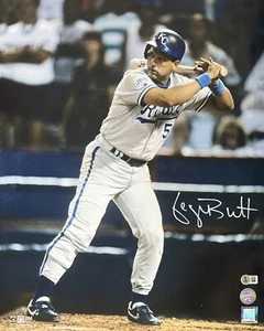 George Brett - Kansas City Royals MLB - Foto firmada 16x20 #9 AUTO - BAS - Imagen 1 de 1