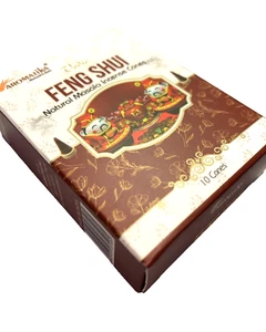 Boite de 10 cônes encens Feng Shui Vedic Natural Masala Aromatika Nature's Love - Imagen 1 de 2