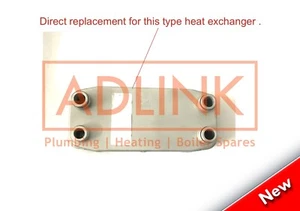 INTERCAMBIADOR DE CALOR DE PLACAS DHW VAILLANT TURBOMAX PRO 24E & 28E (189 MM) 065131 - Imagen 1 de 3