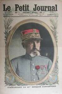 WW1 ENGRAVING LE PETIT DIARY 1917 GENERAL DEVILLE / WOMEN ANGLISH SOLDIERS - Picture 1 of 2
