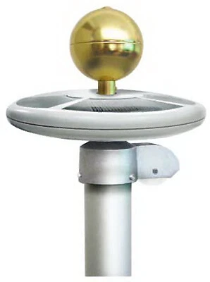 Flagpole Solar Light By Annin 3 Battery NEW DESIGN Brighter LED Lights
