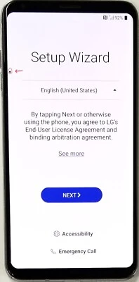 LG V30 VS996 64GB Silver Verizon Locked Tiny spot Excellent - Image 1 of 4