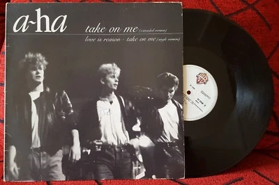 A-HA ** Take On Me (Extended Version) ** VERY SCARCE 12" Single 1985 SPAIN - Image 1 of 4