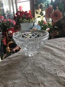 Vgt Waterford Killeen Crystal 6" Round Footed Bowl - Picture 1 of 8
