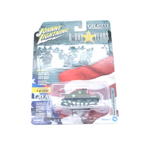 Johnny Lightning D-Day 75 Years WWII M4A3 Sherman Tank JLML003A Die-Cast Model - Picture 1 of 5