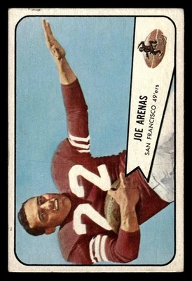 1954 BOWMAN JOE ARENAS 30 VG RC FOOTBALL SAN FRANCISCO 49ERS - Image 1 of 2
