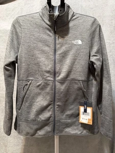 Chaqueta polar gris cremallera completa Canyonlands 2.0 The North Face para mujer talla mediana nueva con etiquetas - Imagen 1 de 17