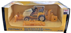 NIOB Ertl Cub Cadet Lawn and Garden Tractor Set 1/16 Diecast & Plastic Replica - Picture 1 of 7