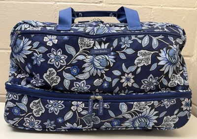 Vera Bradley Tropics Tapiz Aligerar Rueda Rodante Bolsa de Mano Equipaje Usado en Excelente Condición Foto 1 de 4