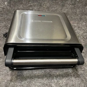 George Foreman abnehmbare Platte Grill Edelstahl funktioniert - Bild 1 von 3