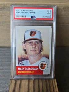 2023 Topps Living Adley Rutschman PSA 9 Mint Rookie Card - Picture 1 of 2