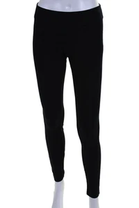 Helmut Lang Womens Solid Black Pull On Pants Leggings Size S - Picture 1 of 6