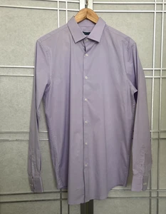 PERRY ELLIS Lilac Button Down Dress Shirt - Picture 1 of 13