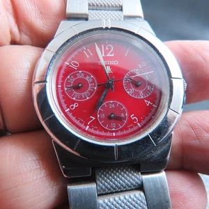 5Y89 Japan Seiko Daydate 24 Hours Quartz Women Watch - Picture 1 of 9
