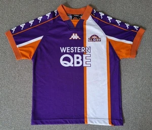 Vintage PERTH GLORY 2000/01 HOME JERSEY - NSL KAPPA Football Soccer VGC - Picture 1 of 4