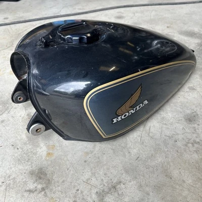 1979 - 1982 Honda CX500C Gas Tank Fuel Tank Dark Blue/Black - Image 1 of 4