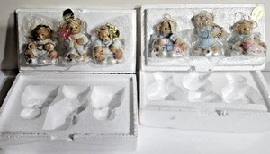 2000-01 BRADFORAD EDITION SET 6 CHERISHED TEDDIES ENGEL ORNAMENT NEU IN BOX - Bild 1 von 8