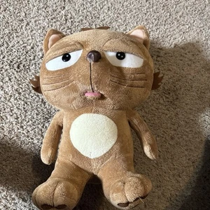 Dinga Cat Dinga & Puca Brown Cat Plush. 12” Rare - Picture 1 of 13
