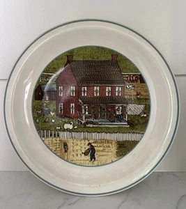 Pfaltzgraff Country Collection Bobbi Becker Country Summer Plate GardenRed House - Picture 1 of 2