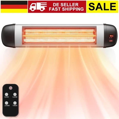 ZMH 2500W Infrarot Heizstrahler Decke Wand Infrarotstrahler Terrasse Innenraum