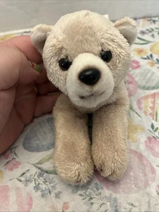 Rare Russ Yomiko Classic Bailey Bear Cub Baby Laying down Beanbag Plush Toy - Picture 1 of 7