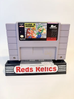 Mario is Missing (Super Nintendo SNES, 1993) Authentic Cartridge Deep Cleaned - Image 1 of 4