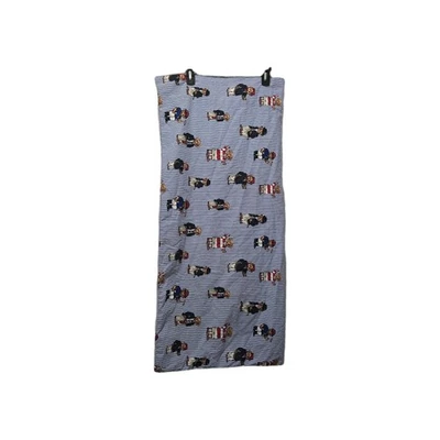 VTG Ralph Lauren Polo Teddy Bear Single King Pillowcase (1) Blue Stripe 18x40 - Image 1 of 4