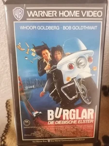 VHS RARITÄT: WHOOPI GOLDBERG in BURGLAR - DIE DIEBISCHE ELSTER (1987) - Bild 1 von 2