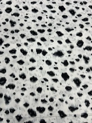 Tela de algodón blanco y negro 2,5 yardas 44" de ancho colección Cranston punto abstracto Foto 1 de 4