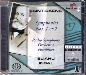 SACD Eliahu INBAL: SAINT-SAENS Symphony No.1 2 Sinfonie Frankfurt Super Audio CD - Picture 1 of 1