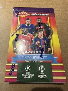 2022-23 Topps Finest Flashbacks Soccer - UEFA Club Competitions - Hobby Box
