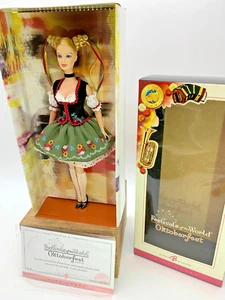 2006 Barbie OKTOBERFEST Festivals of the World doll/stand Mattel Pink Label Coll - Picture 1 of 12